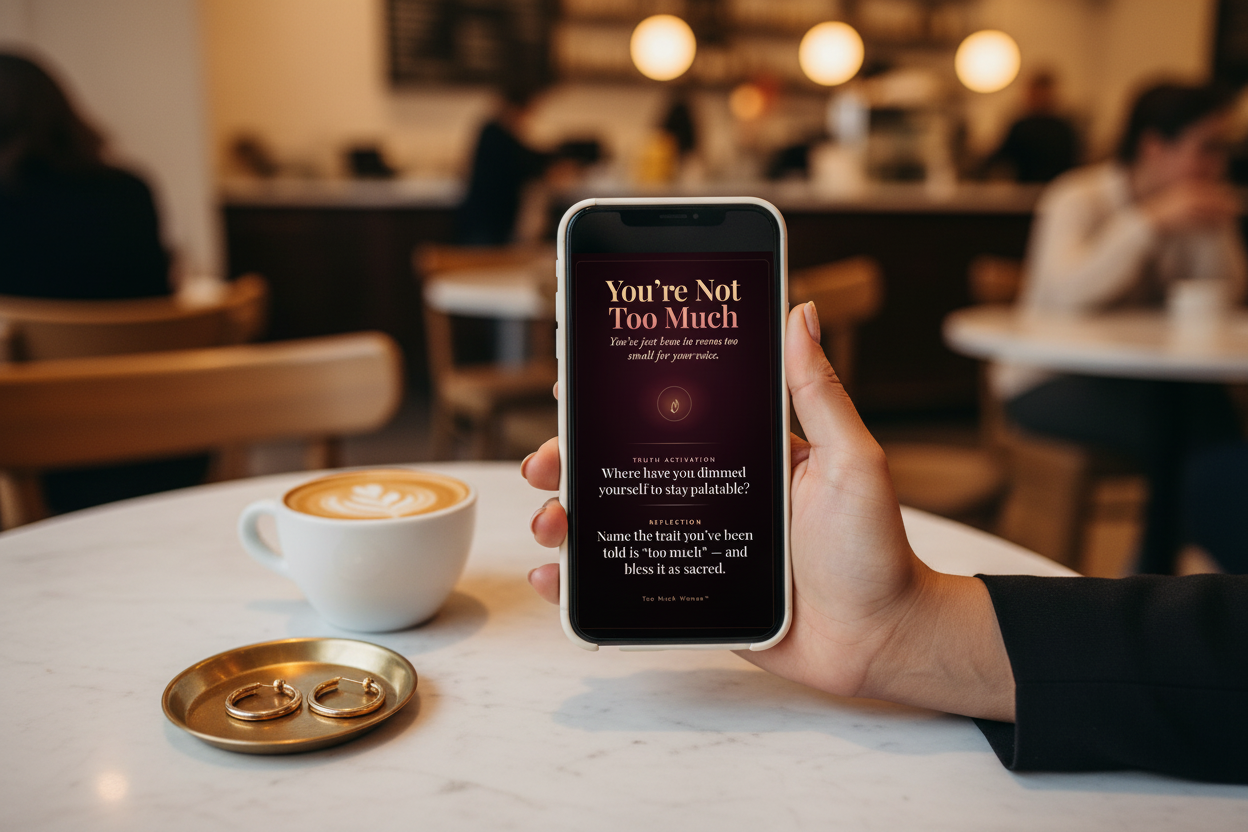 The Too Much Woman™ Truth Card Bundle — Café Setting